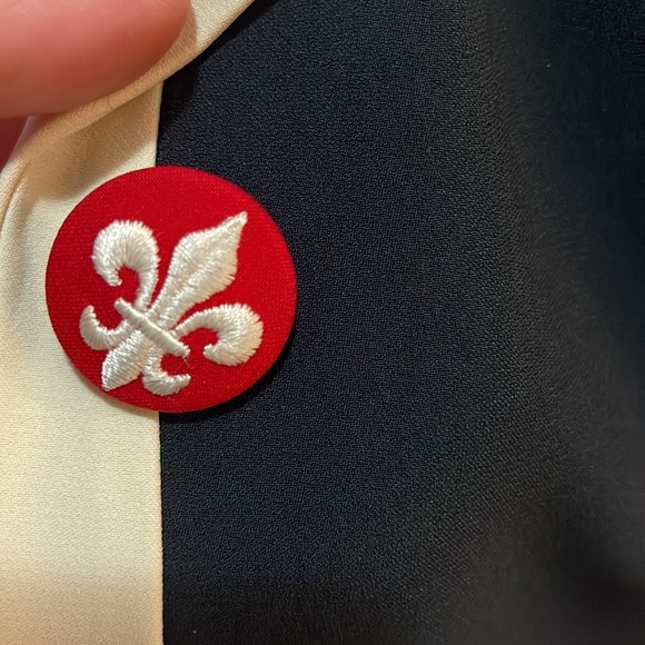 Moschino I Love Florenzia Jacket  Blazer Red White Blue Florence Italy - Picture 13 of 15